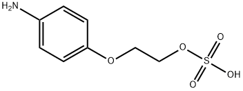 2-(4-aminophenoxy)ethyl hydrogen sulphate  Struktur