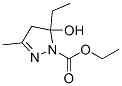 1H-Pyrazole-1-carboxylicacid,5-ethyl-4,5-dihydro-5-hydroxy-3-methyl-,ethylester(9CI) Struktur