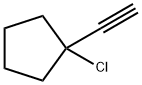 Cyclopentane, 1-chloro-1-ethynyl- (9CI) Struktur