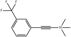 1-((TRIMETHYLSILYL)ETHYNYL)-3-TRIFLUORO& Struktur