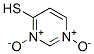 4-Pyrimidinethiol, 1,3-dioxide (9CI) Struktur