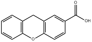 9H-XANTHENE-2-CARBOXYLIC ACID Struktur