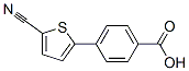 4-(5-Cyanothiophen-2-yl)benzoic acid Struktur