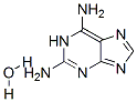 1H-Purine-2,6-diamine,monohydrate(9CI) Struktur