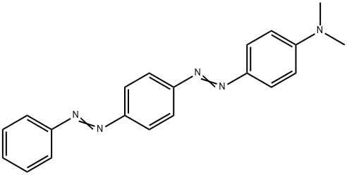 N,N-dimethyl-4-[[4-(phenylazo)phenyl]azo]aniline Struktur