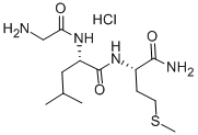 H-GLY-LEU-MET-NH2 HCL Struktur