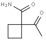 Cyclobutanecarboxamide, 1-acetyl- (9CI) Struktur