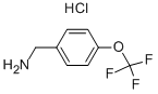 4-TRIFLUOROMETHOXYBENZYLAMINE HCL Struktur