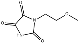 1-(2-METHOXYETHYL)IMIDAZOLIDINE-2,4,5-TRIONE Struktur