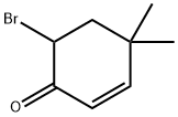 2-Cyclohexen-1-one, 6-bromo-4,4-dimethyl- Struktur