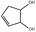 (1R,2S)-3-Cyclopentene-1,2-diol Struktur