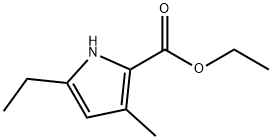 1H-Pyrrole-2-carboxylicacid,5-ethyl-3-methyl-,ethylester(9CI) Struktur