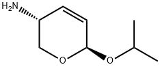 2H-Pyran-3-amine,3,6-dihydro-6-(1-methylethoxy)-,(3R,6R)-(9CI) Struktur