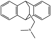 9,10-Dihydro-11-(dimethylaminomethyl)-9,10-ethanoanthracene Struktur