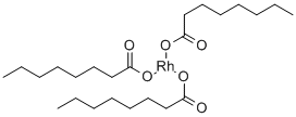 RHODIUM(III)-OCTANOIC ACID Struktur