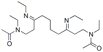 N,N'-[1,4-Butanediylbis[(ethylimino)-3,1-propanediyl]]bis(N-ethylacetamide) Struktur