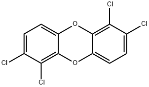 1,2,6,7-Tetrachlorodibenzo[1,4]dioxin Struktur