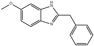 2-BENZYL-5-METHOXY-1H-BENZO[D]IMIDAZOLE Struktur