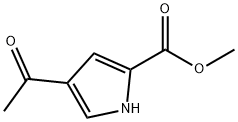 METHYL 4-ACETYL-1H-PYRROLE-2-CARBOXYLATE Structure