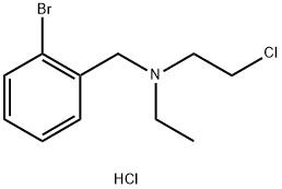 N-(2-CHLOROETHYL)-N-ETHYL-2-BROMOBENZYLAMINE HYDROCHLORIDE Struktur