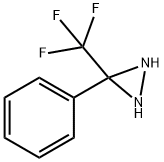 3-トリフルオロメチル-3-フェニルジアジリジン 化學(xué)構(gòu)造式