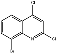 8-Bromo-2,4-dichloroquinoline, 97% Struktur