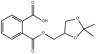 2-(((2,2-diMethyl-1,3-dioxolan-4-yl)Methoxy)carbonyl)benzoic acid Struktur