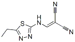 Propanedinitrile, [[(5-ethyl-1,3,4-thiadiazol-2-yl)amino]methylene]- (9CI) Struktur