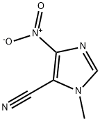 1-Methyl-4-nitro-1H-imidazole-5-carbonitrile Struktur