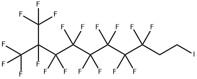 1H,1H,2H,2H-PERFLUORO-9-METHYLDECYL IODIDE Struktur