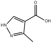 3-甲基吡唑-4-羧酸 結(jié)構(gòu)式