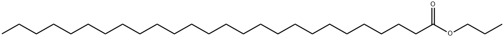 Hexacosanoic acid propyl ester Struktur