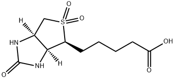 5-[(1S,2S,5R)-3,3,7-trioxo-3,lambda6-thia-6,8-diazabicyclo[3.3.0]oct-2-yl]pentanoic acid Struktur