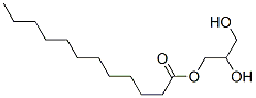 Glycerol monolaurate Struktur