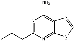 1H-Purin-6-amine,  2-propyl-  (9CI) Struktur