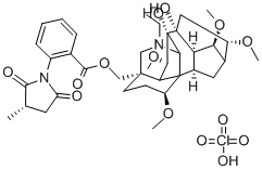 METHYLLYCACONITINE PERCHLORATE Struktur