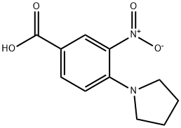 3-NITRO-4-PYRROLIDIN-1-YL-BENZOIC ACID Struktur