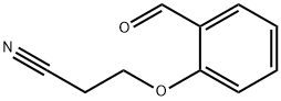 Propanenitrile, 3-(2-formylphenoxy)- (9CI) Struktur