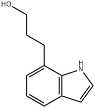 3-(1H-indol-7-yl)propan-1-ol Struktur