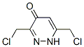 4(1H)-Pyridazinone, 3,6-bis(chloromethyl)- Struktur