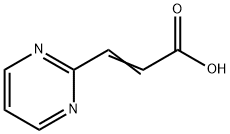 2-Propenoic acid, 3-(2-pyrimidinyl)- (9CI) Struktur