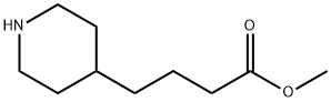 4-Piperidinebutanoic acid, Methyl ester Struktur