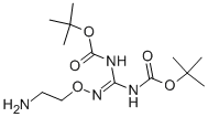 N,N'-BIS-BOC-N''-AMINOETHOXYGUANIDINE Struktur