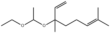 1-ETHOXY-1-(3,7-DIMETHYL-1,6-OCTADIEN-3-YLOXY)ETHANE Struktur