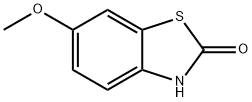 6-甲氧基-2(3H)-苯并噻唑酮, 40925-65-3, 結(jié)構(gòu)式