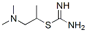 Carbamimidothioic acid, 2-(dimethylamino)-1-methylethyl ester (9CI) Struktur