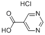 5-PYRIMIDINECARBOXYLIC ACID MONOHYDROCHLORIDE Struktur