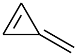 Methylenecyclopropene Struktur