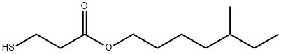 5-methylheptyl 3-mercaptopropionate Struktur