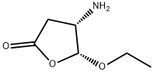 2(3H)-Furanone,4-amino-5-ethoxydihydro-,(4S,5R)-(9CI) Struktur